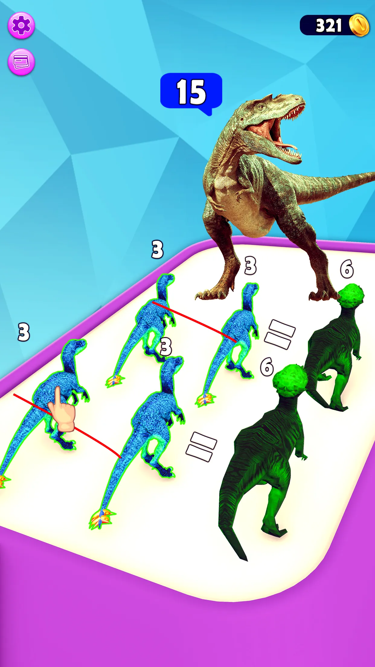 Dinosaur Merge Battle Fight | Indus Appstore | Screenshot