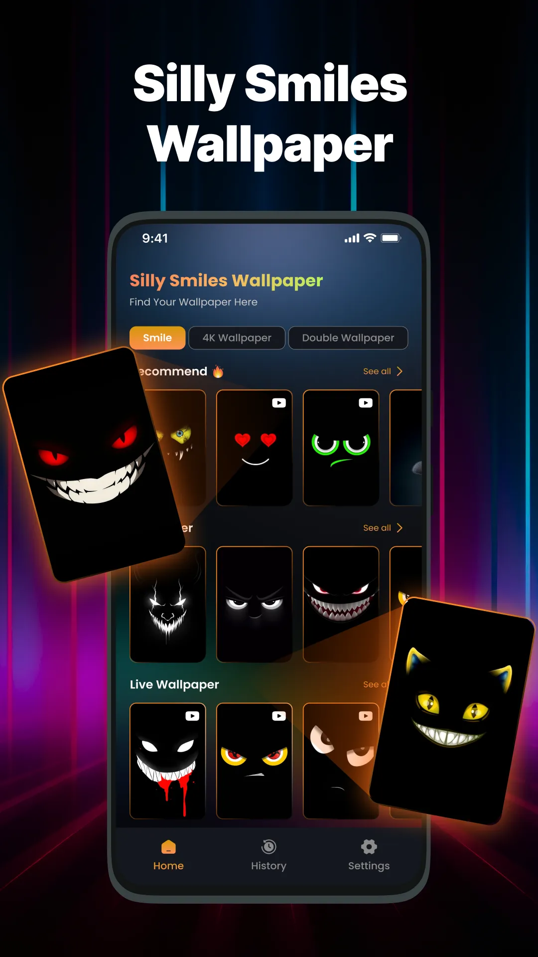 Silly Smiley Wallpapers & BG | Indus Appstore | Screenshot