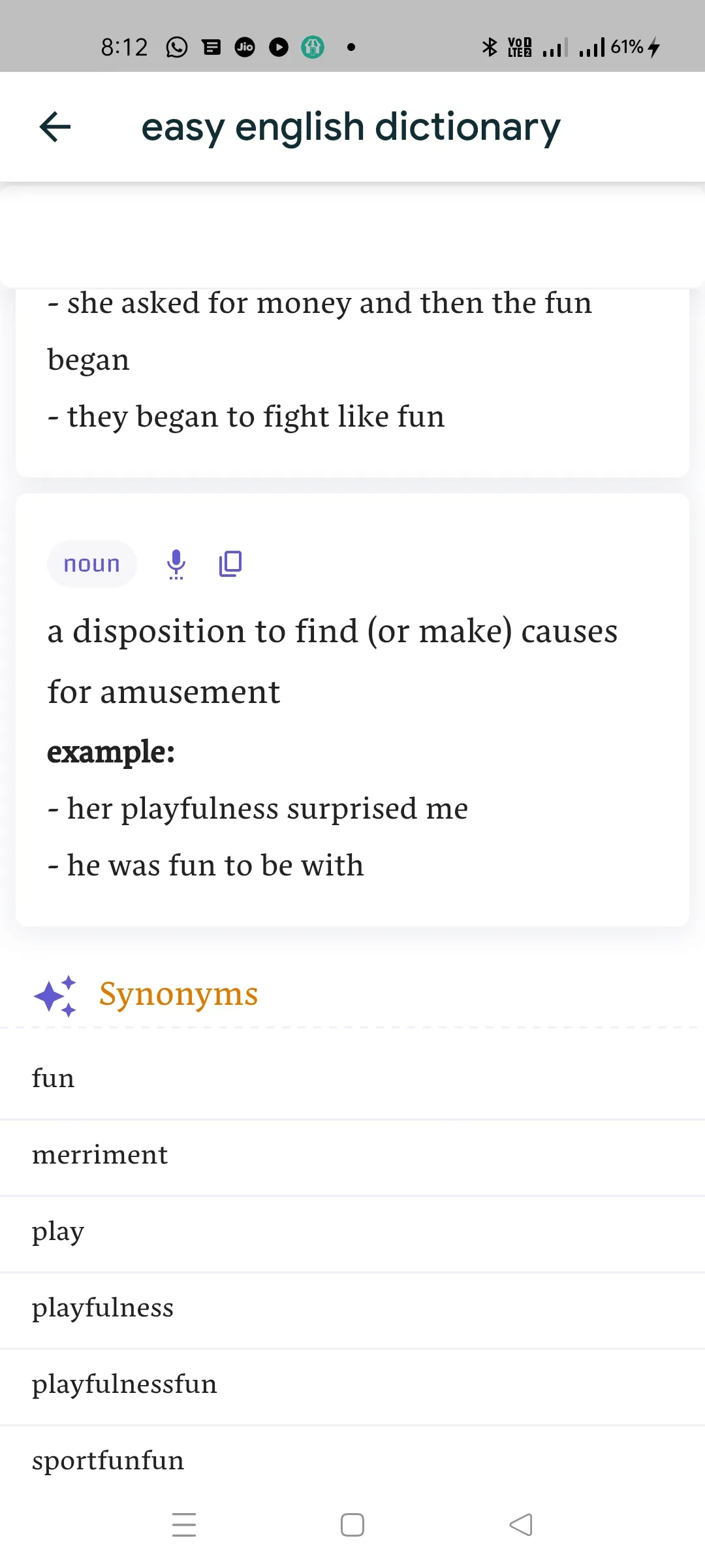 Easy English Dictionary | Indus Appstore | Screenshot