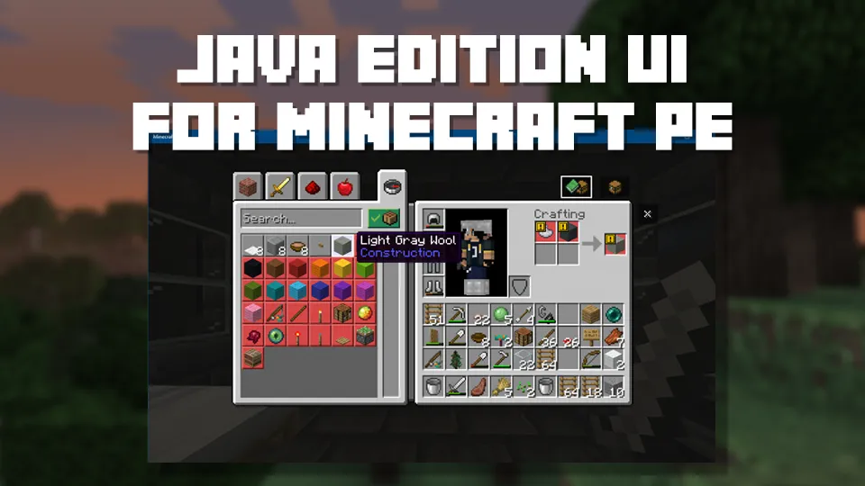 Java Edition UI for Minecraft | Indus Appstore | Screenshot