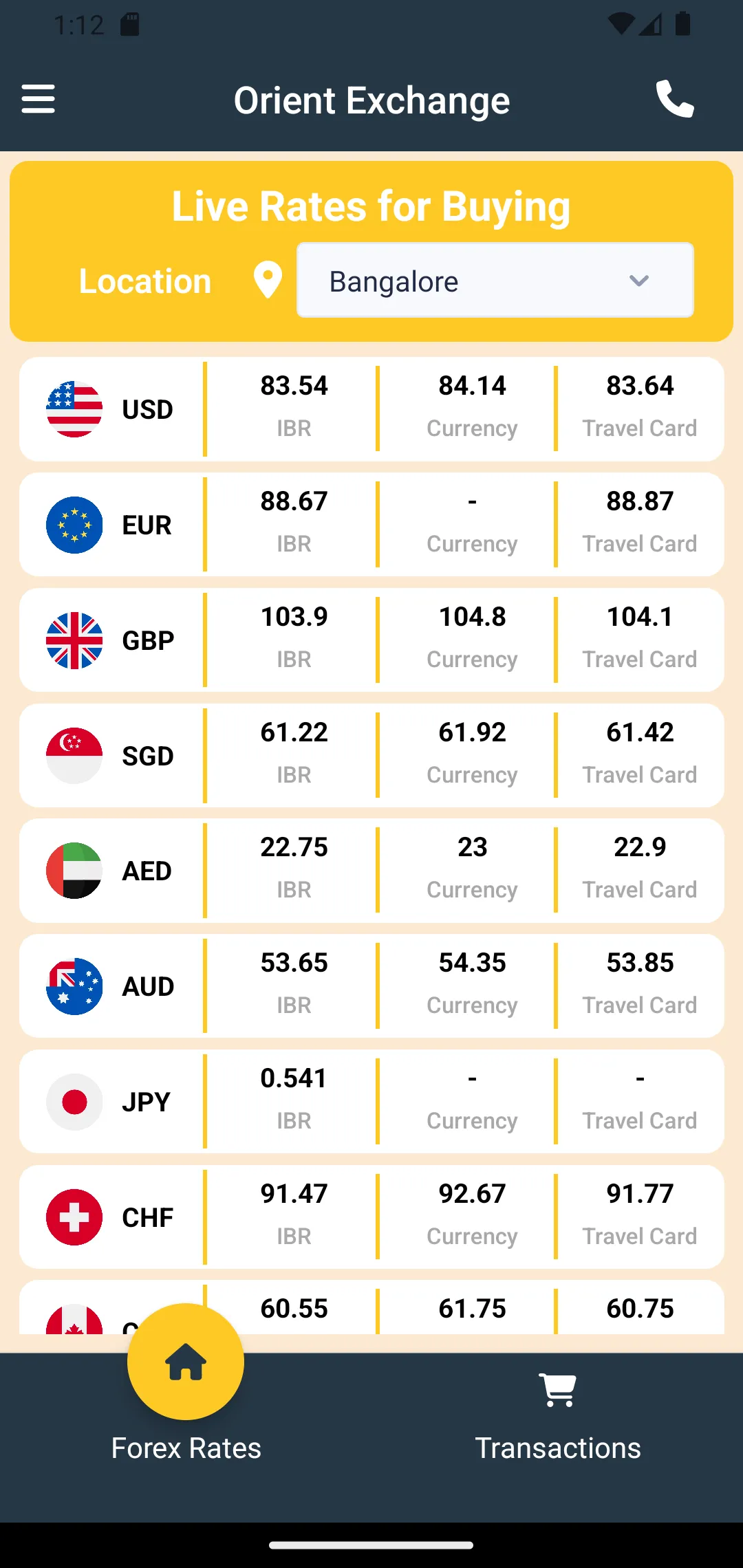 Orient Exchange - Corporate | Indus Appstore | Screenshot