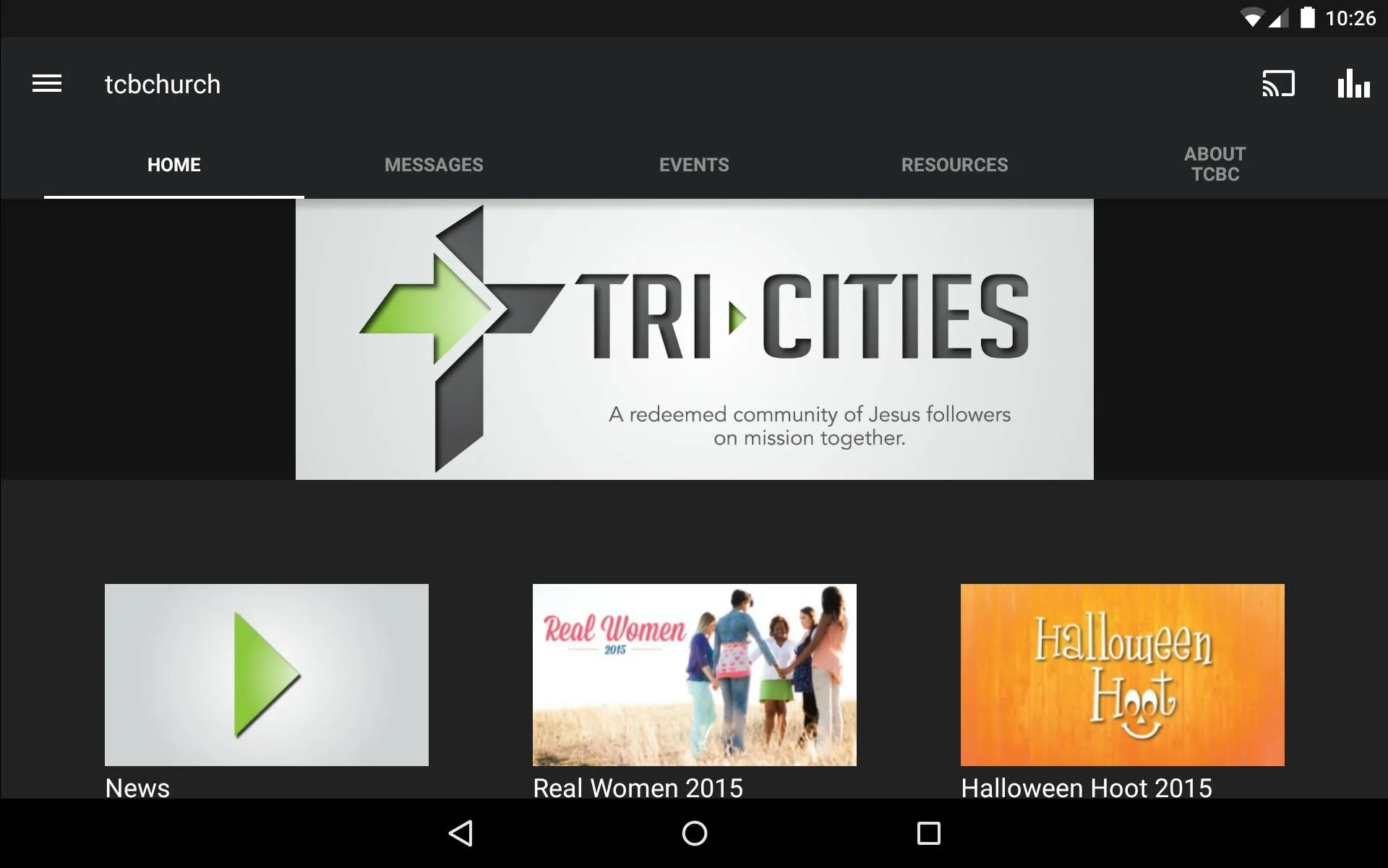 Tri-Cities Baptist Church | Indus Appstore | Screenshot