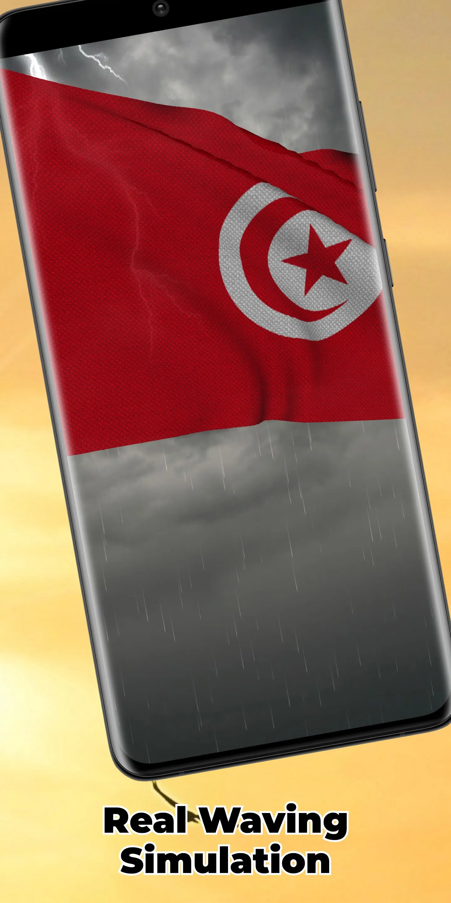 Tunisia Flag Live Wallpaper | Indus Appstore | Screenshot