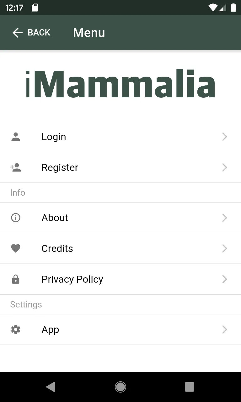 iMammalia | Indus Appstore | Screenshot