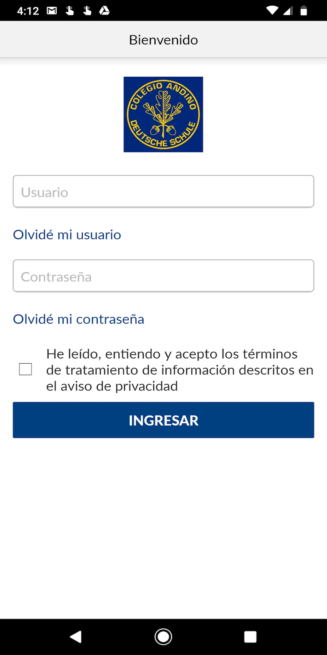Colegio Andino | Indus Appstore | Screenshot