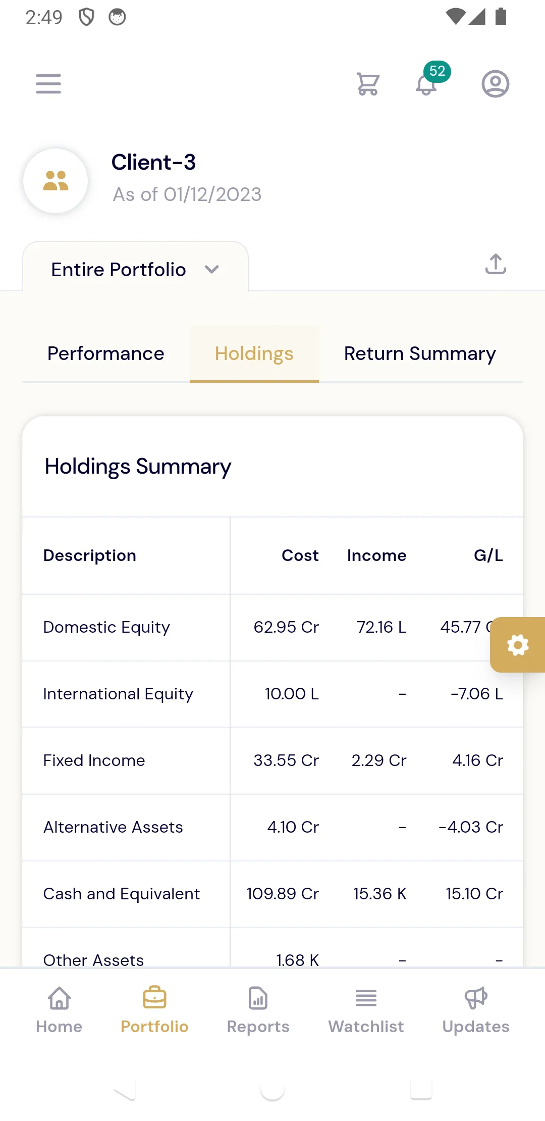 Nuvama Infinity | Indus Appstore | Screenshot
