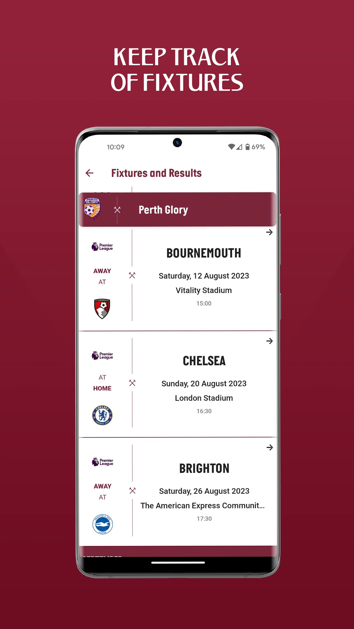 West Ham United | Indus Appstore | Screenshot