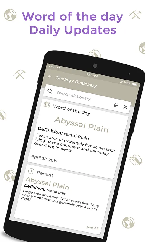 Geology Dictionary | Indus Appstore | Screenshot