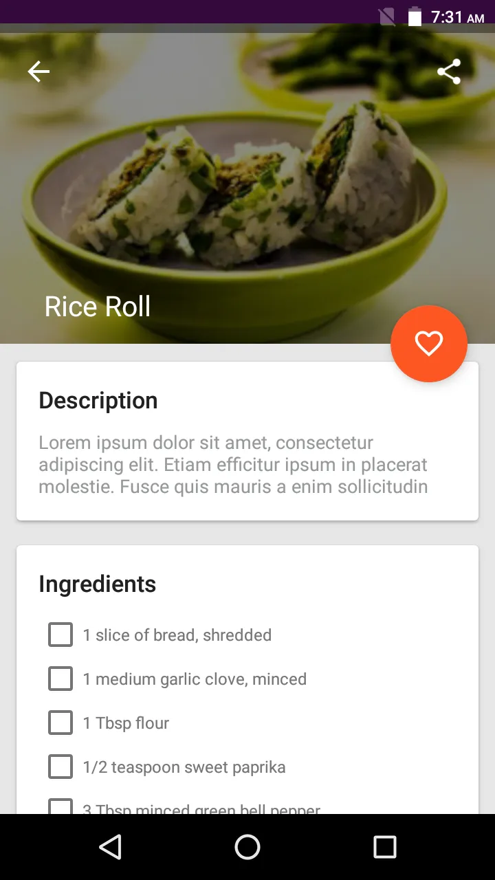 The Recipe - Material UI Templ | Indus Appstore | Screenshot