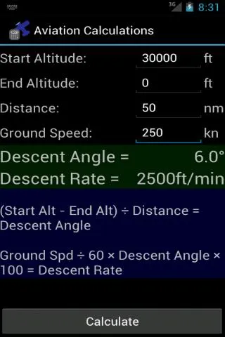 Aviation Calculations | Indus Appstore | Screenshot