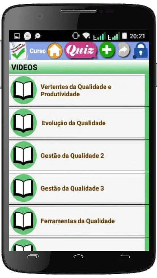 Curso de Gestão da Qualidade | Indus Appstore | Screenshot