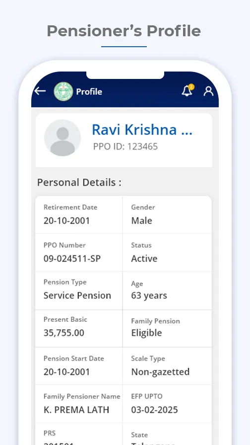 IFMIS Pensioner (Govt. of Tela | Indus Appstore | Screenshot