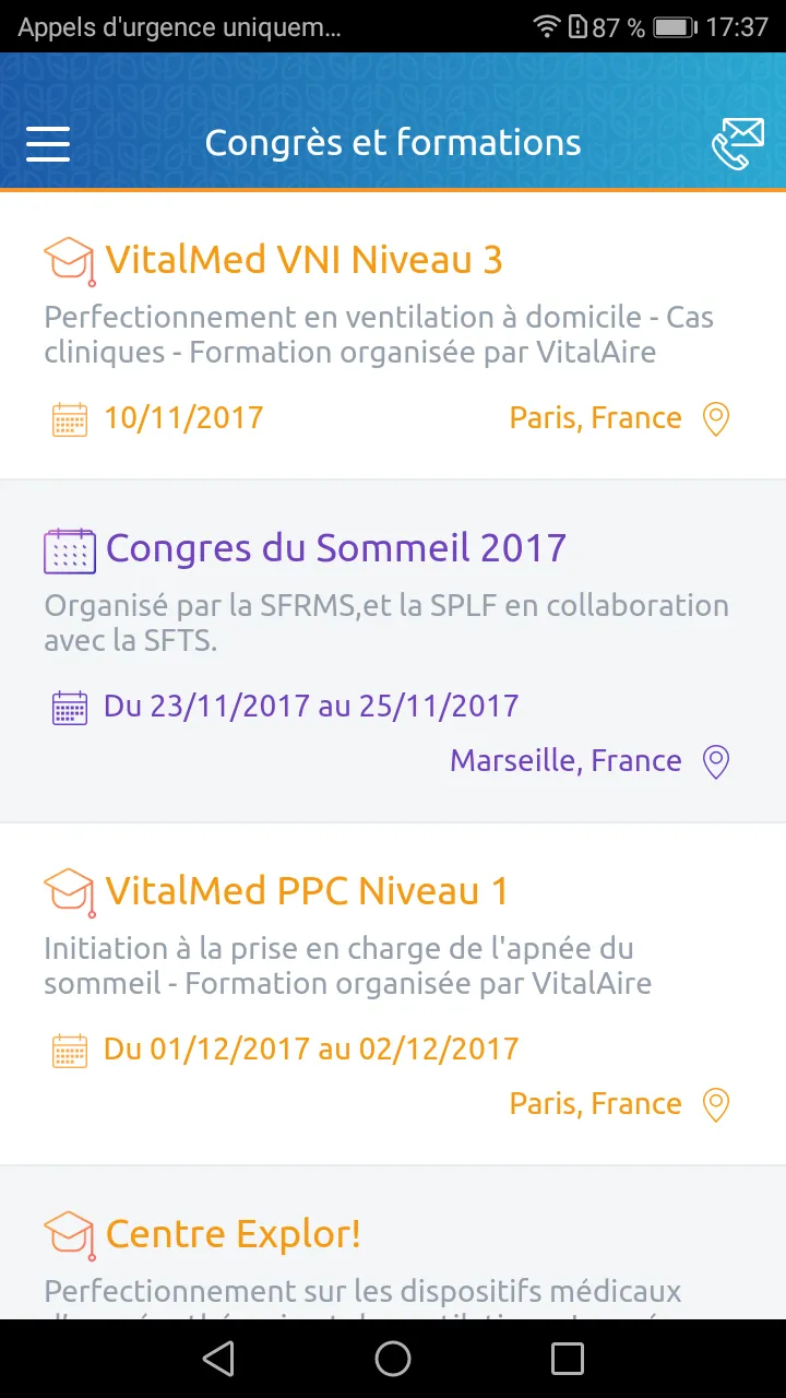 VitalAire Respiratoire | Indus Appstore | Screenshot