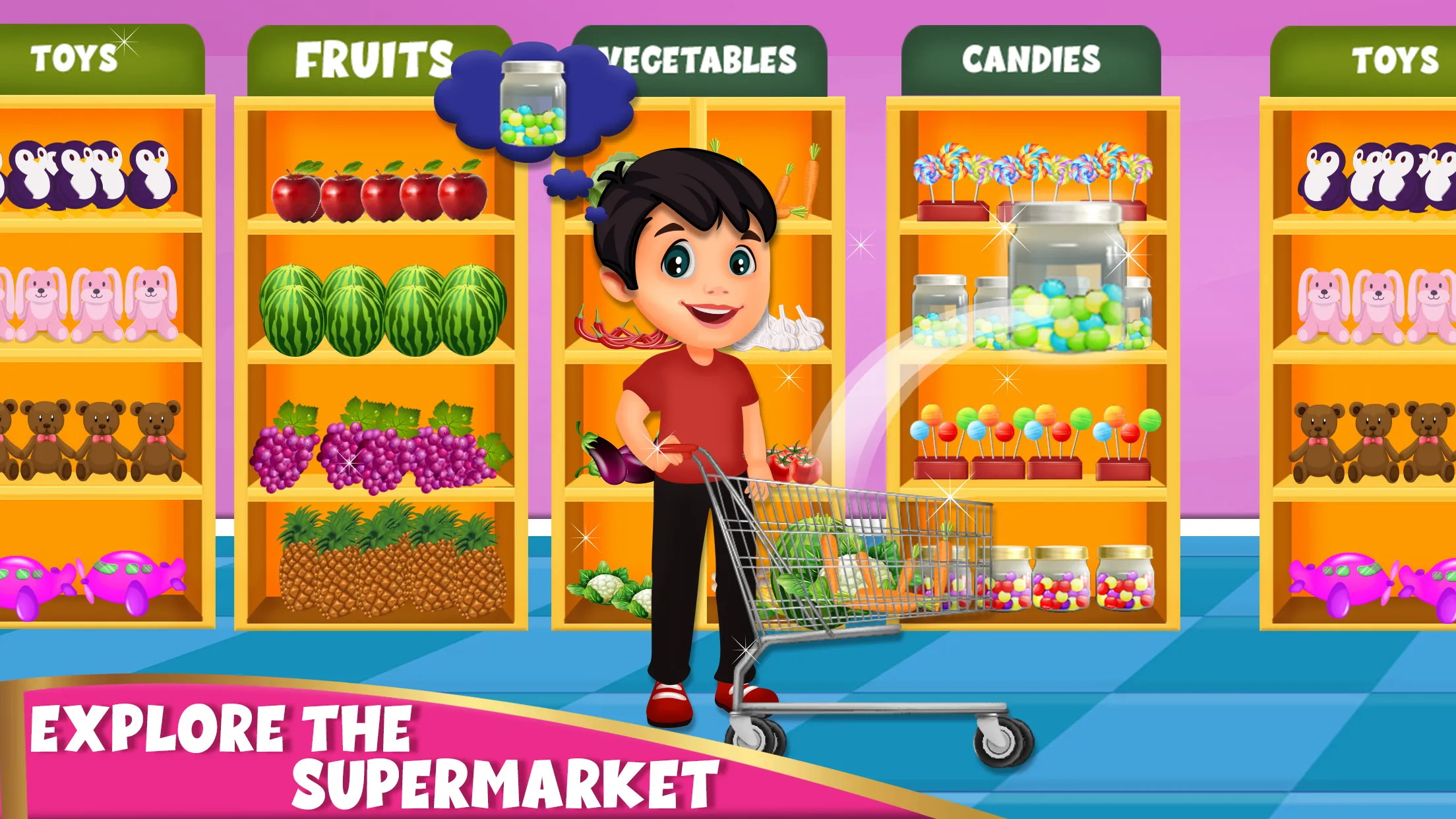 Supermarket Games Shopping Sim | Indus Appstore | Screenshot