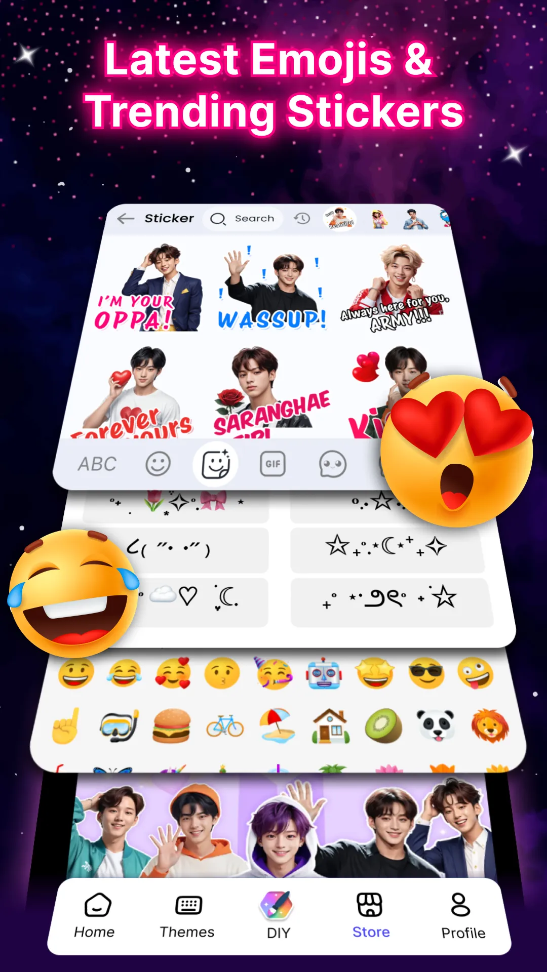 Love Keyboard - Neon Themes | Indus Appstore | Screenshot