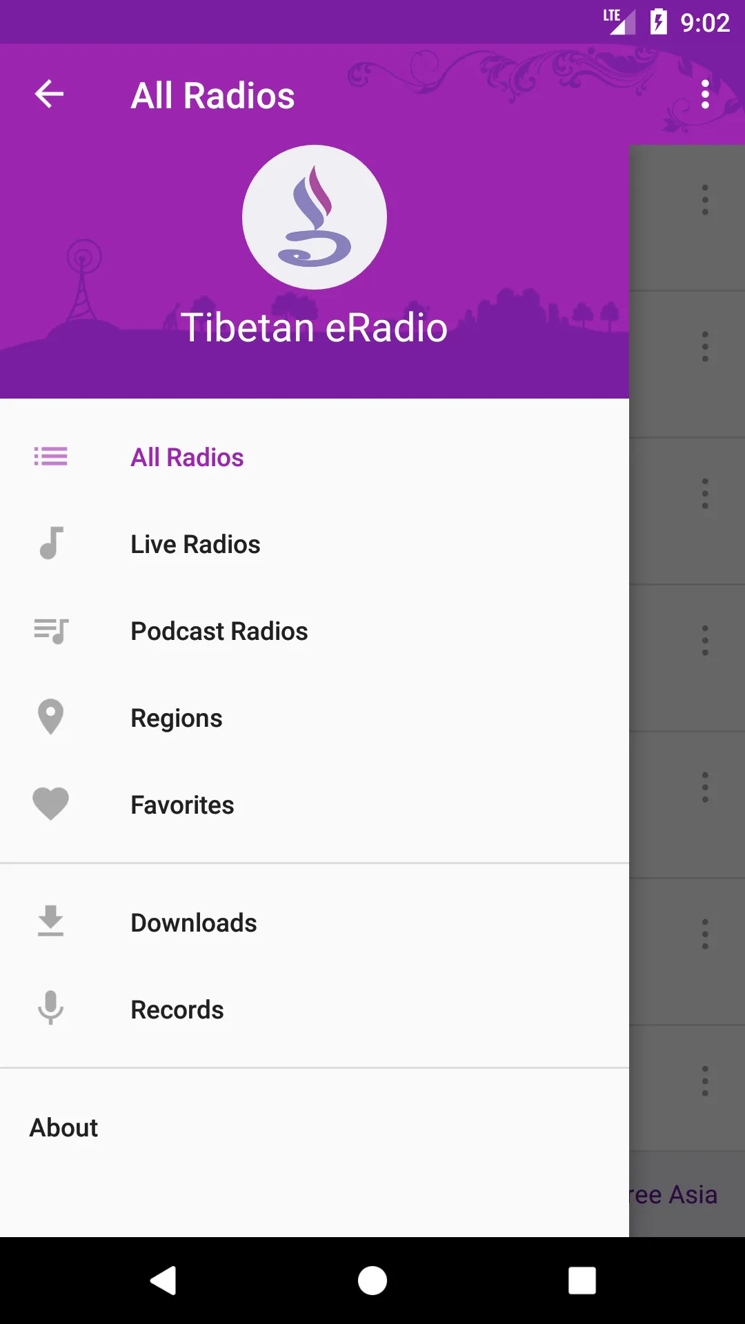 Tibet eRadio | Indus Appstore | Screenshot