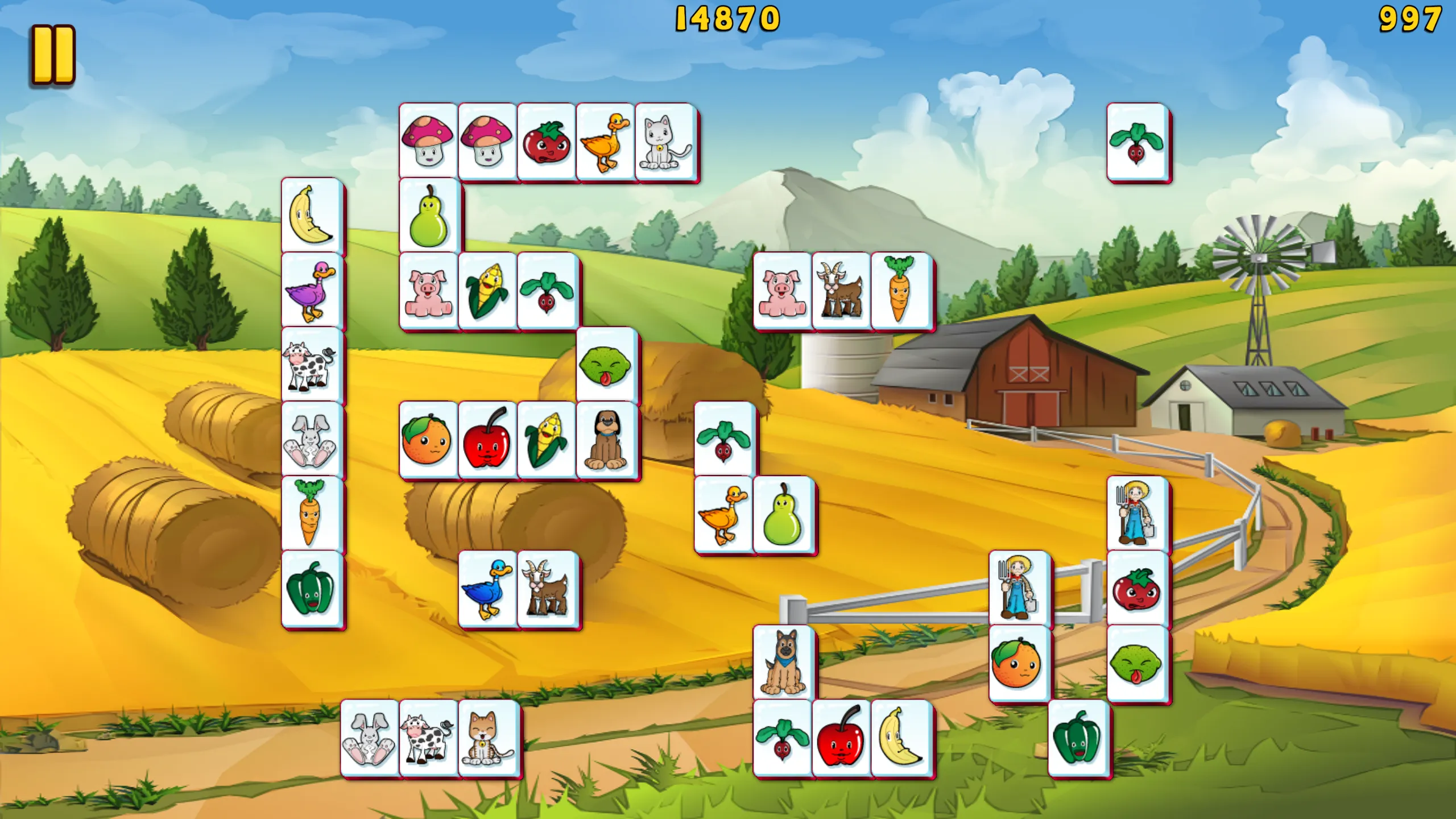 Barnyard Mahjong 3 | Indus Appstore | Screenshot