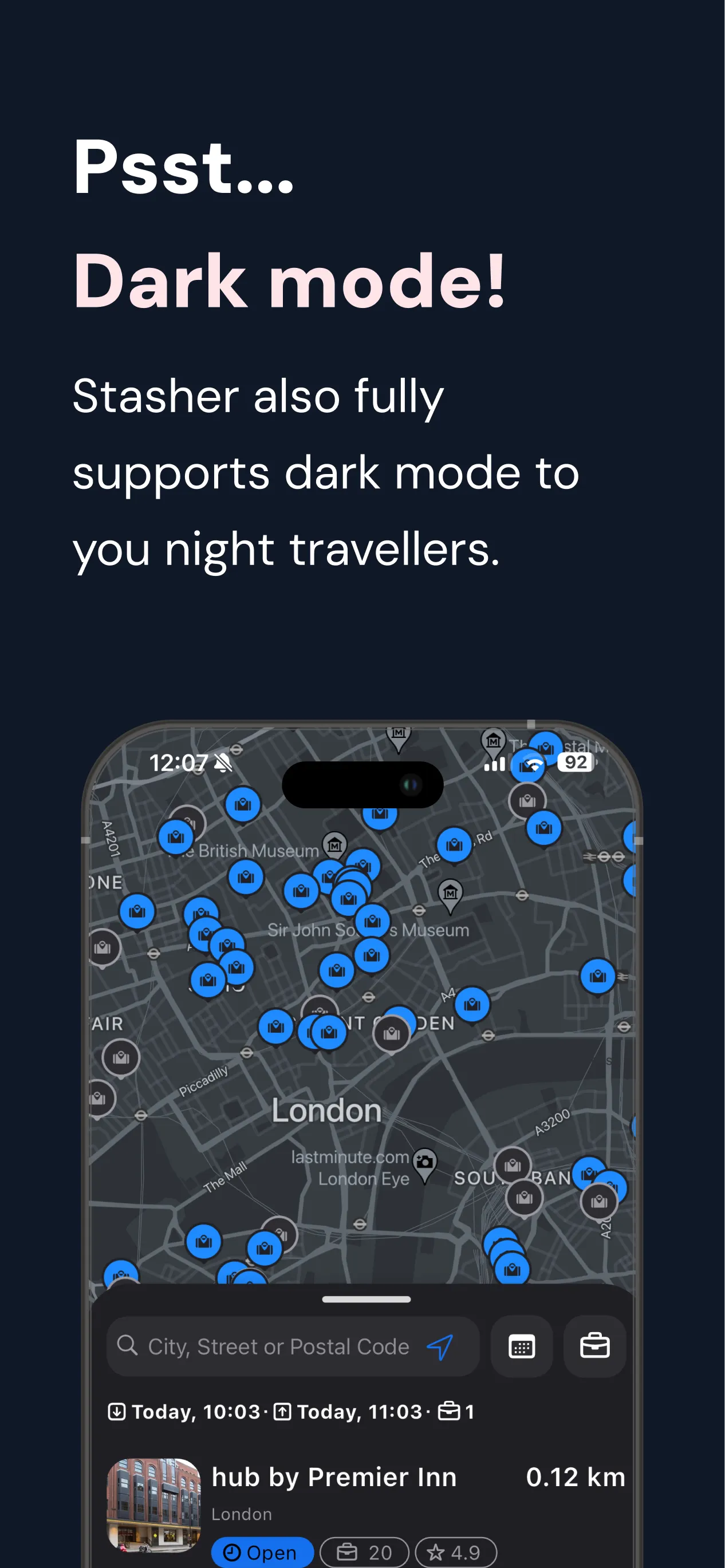 Stasher Luggage Storage | Indus Appstore | Screenshot
