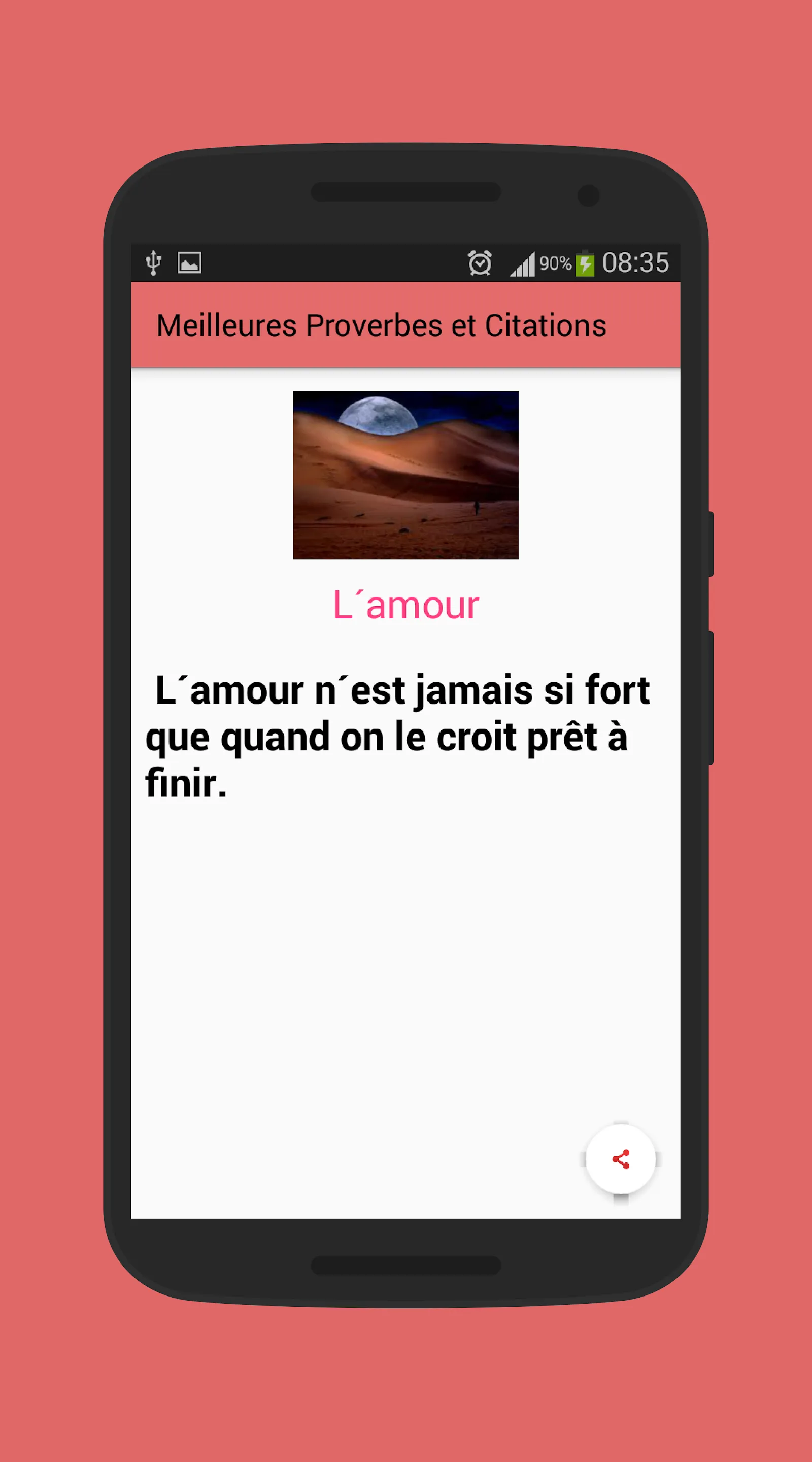 Proverbes et citations | Indus Appstore | Screenshot