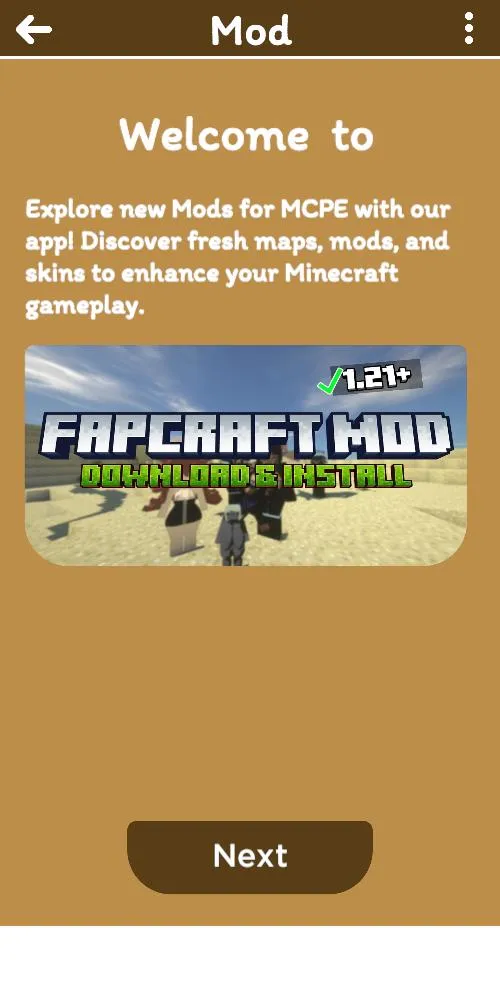 FapCraft Mod For MCPE | Indus Appstore | Screenshot
