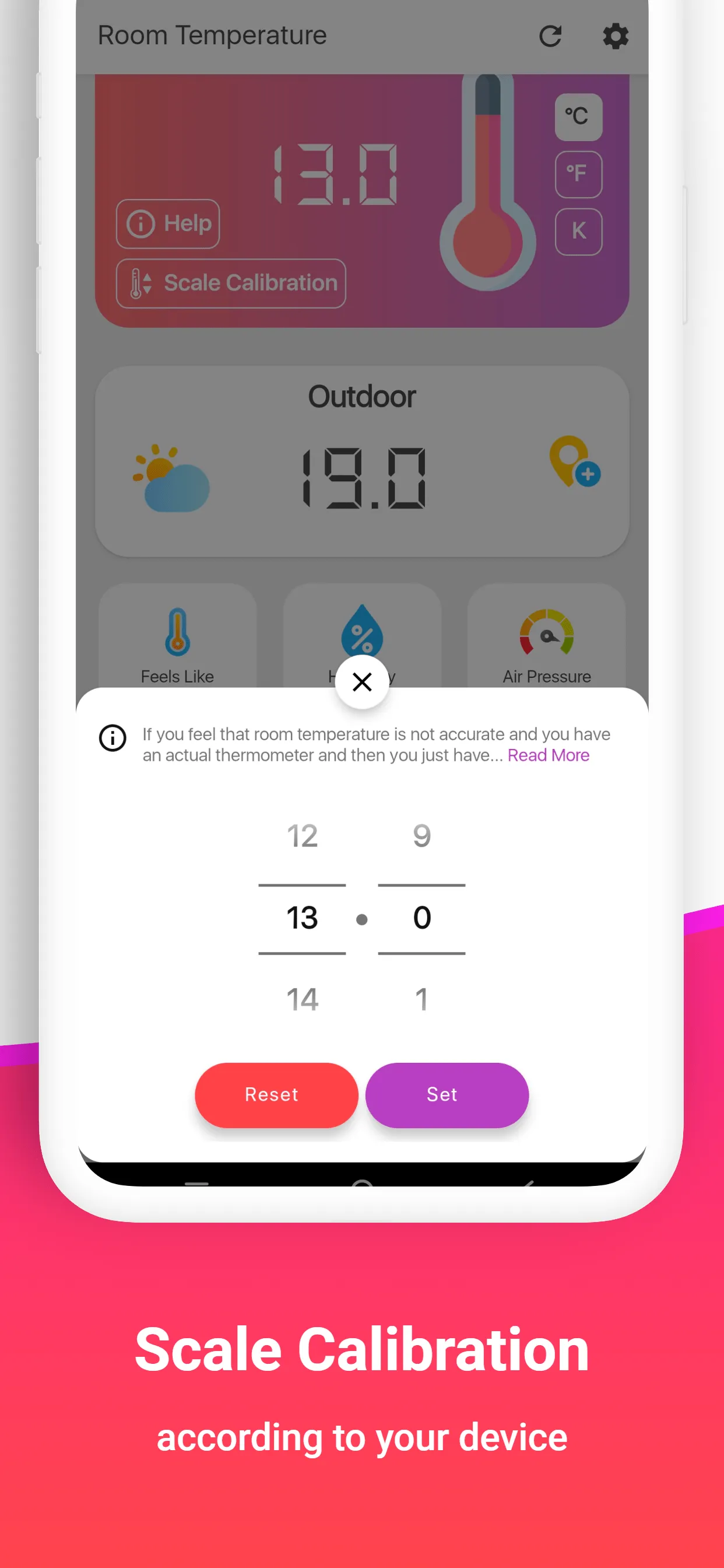 Room Temperature Thermometer | Indus Appstore | Screenshot