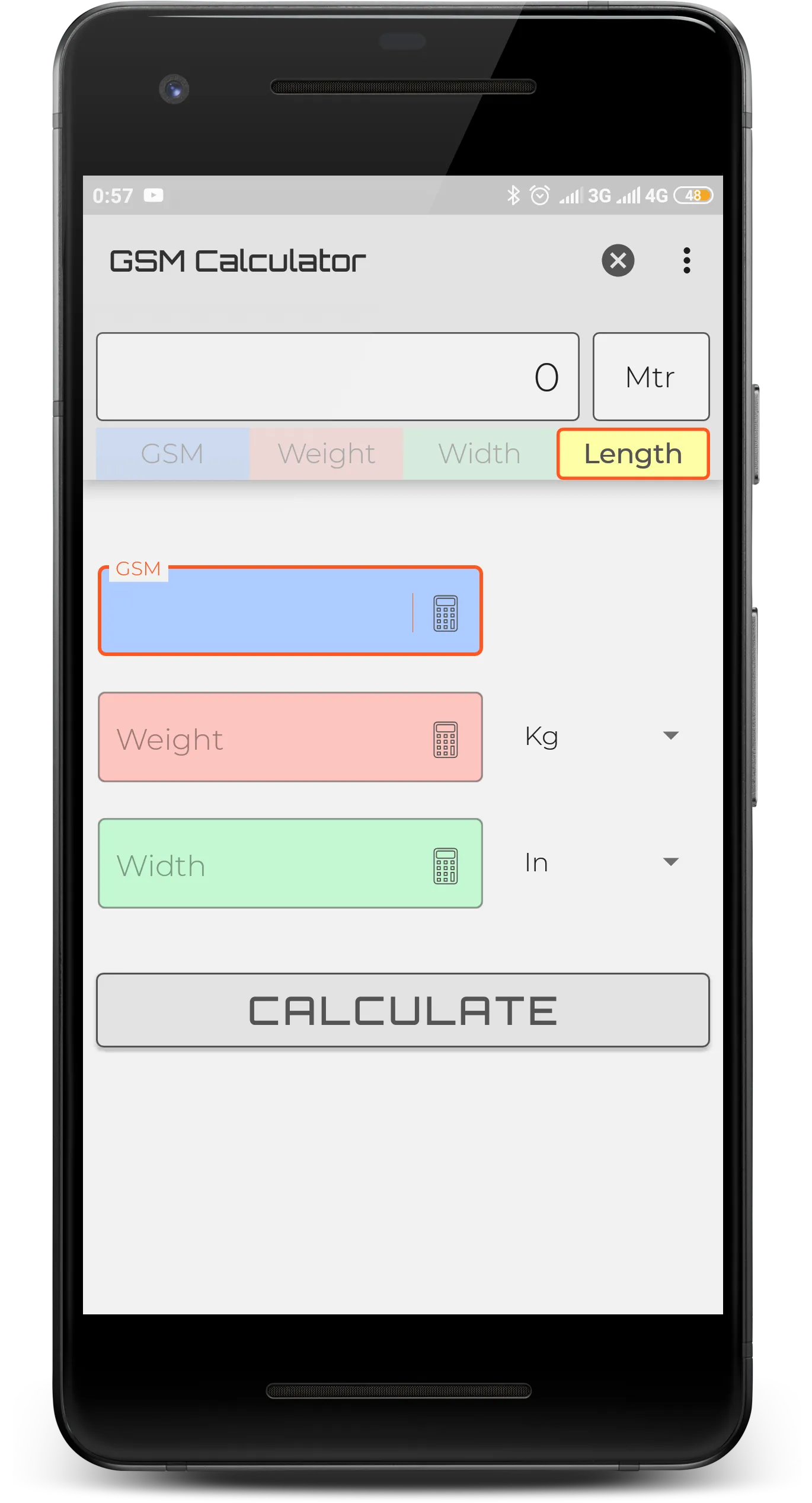 GSM Calculator | Indus Appstore | Screenshot