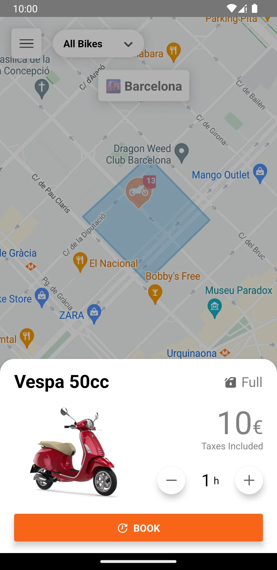 Scooter Moto Rent | Indus Appstore | Screenshot