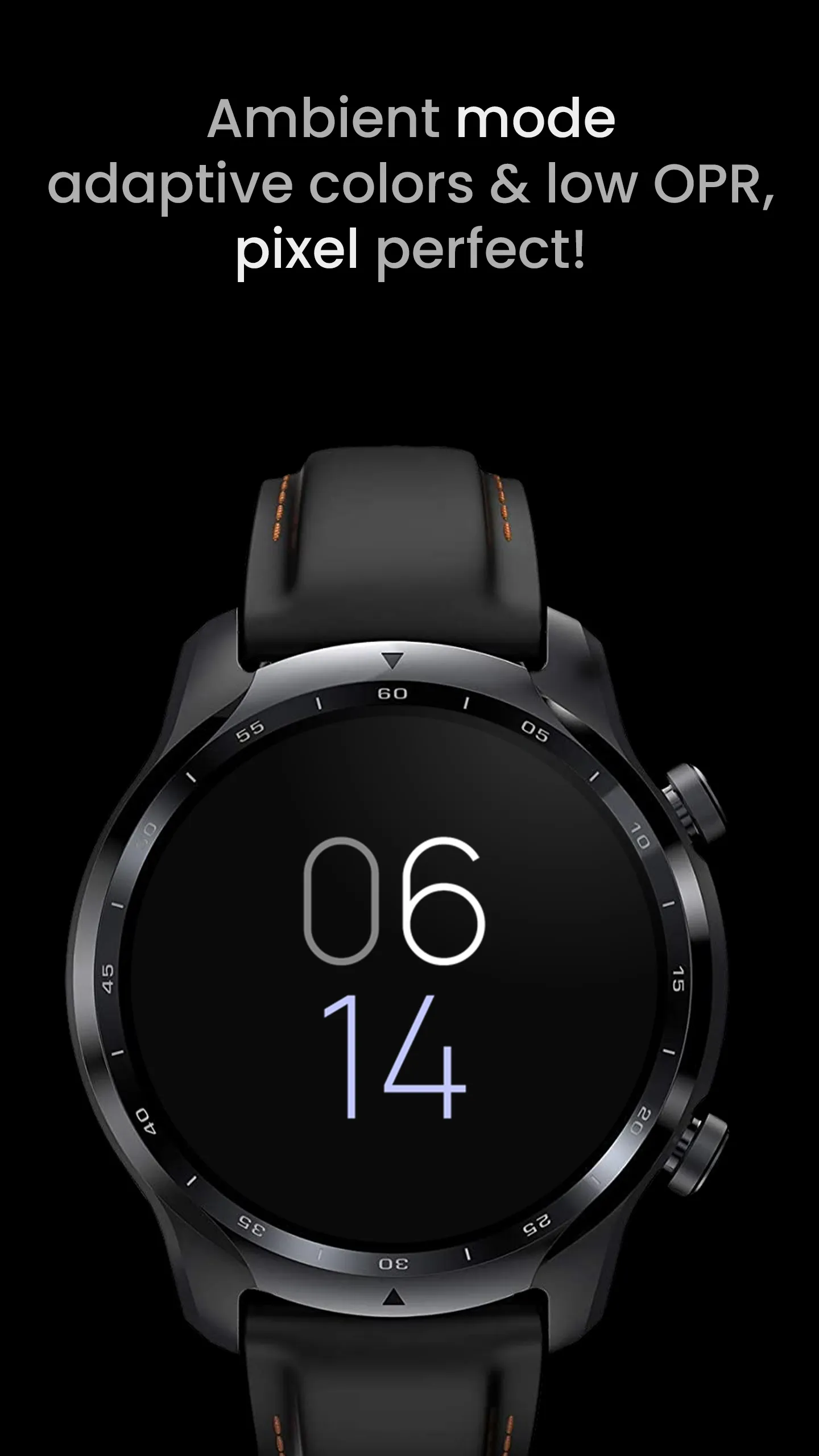 MNML Thin: Watch face | Indus Appstore | Screenshot