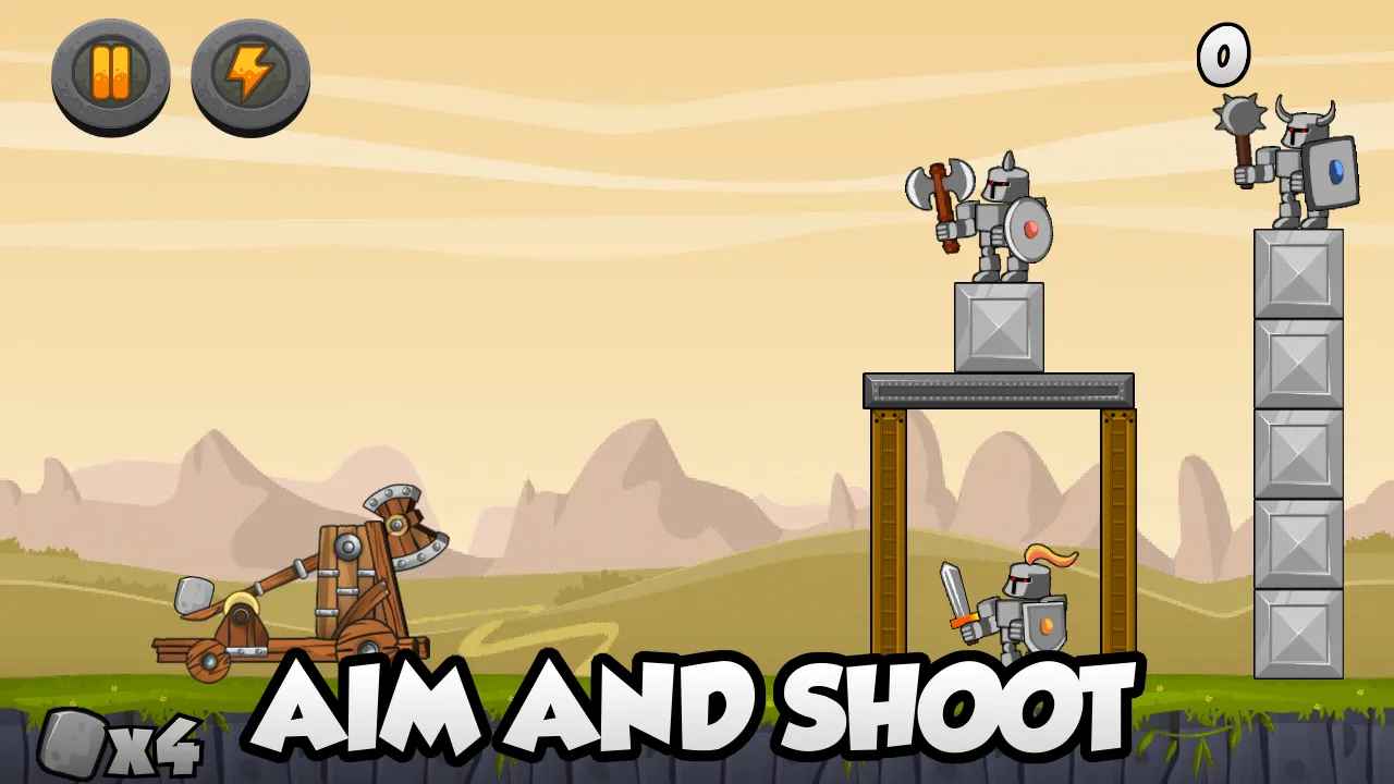 Catapult – Knight Knockout | Indus Appstore | Screenshot