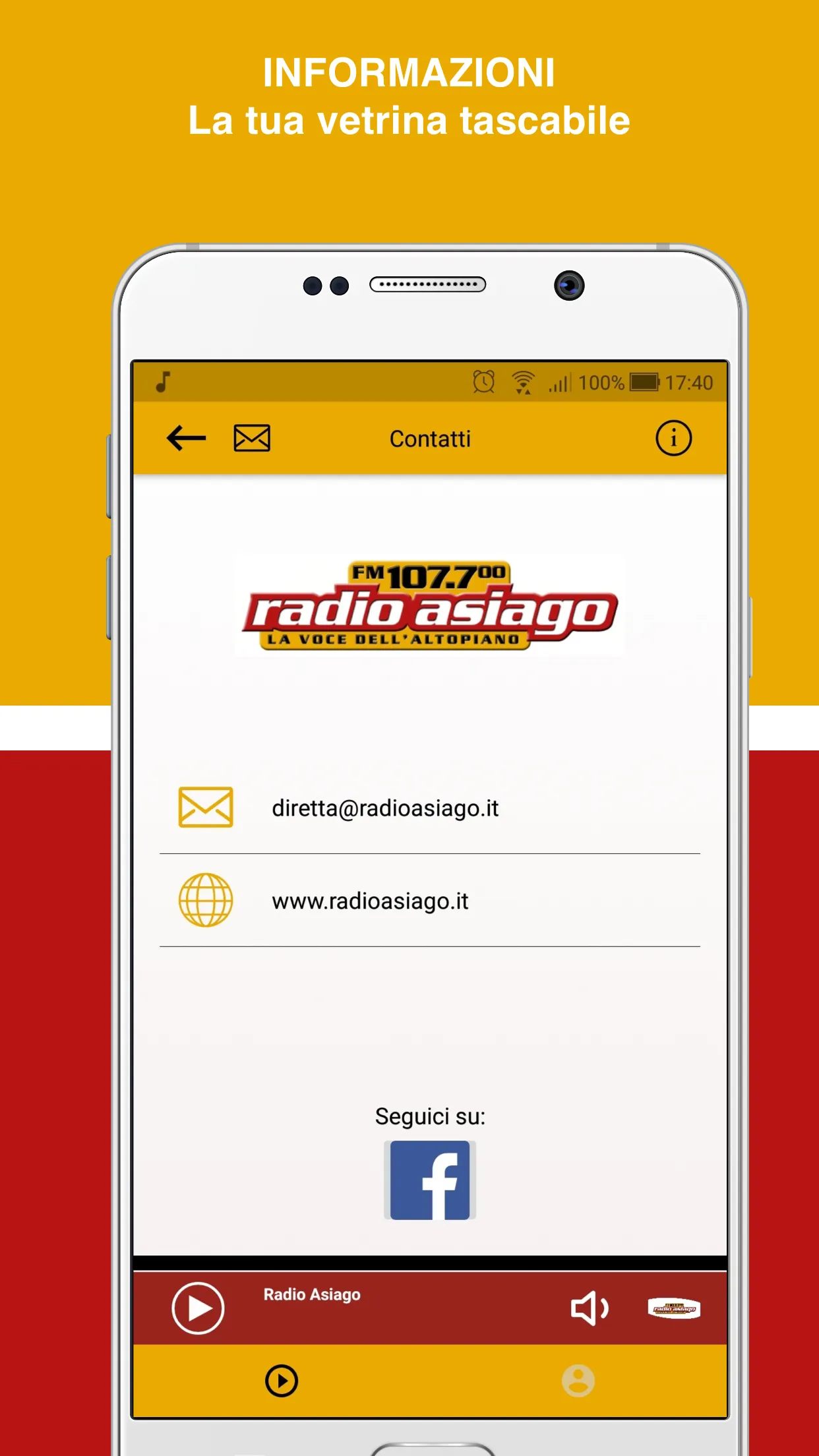 Radio Asiago | Indus Appstore | Screenshot