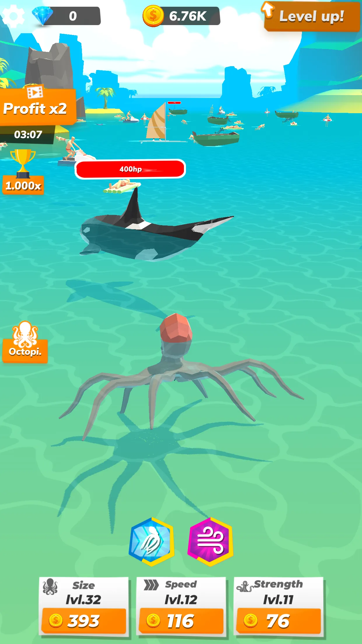 Idle Octopus - Tycoon Game | Indus Appstore | Screenshot