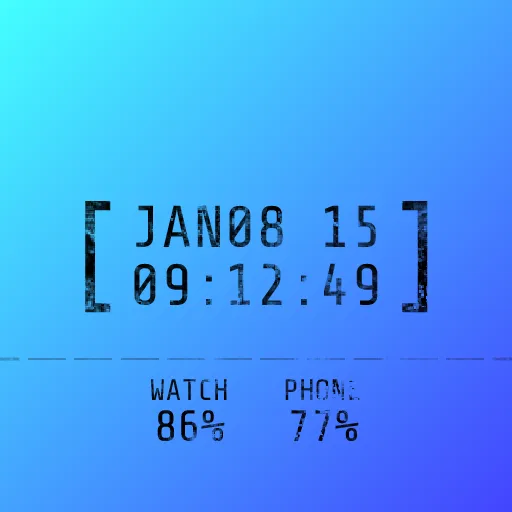 Date Stamp Watch Face | Indus Appstore | Screenshot