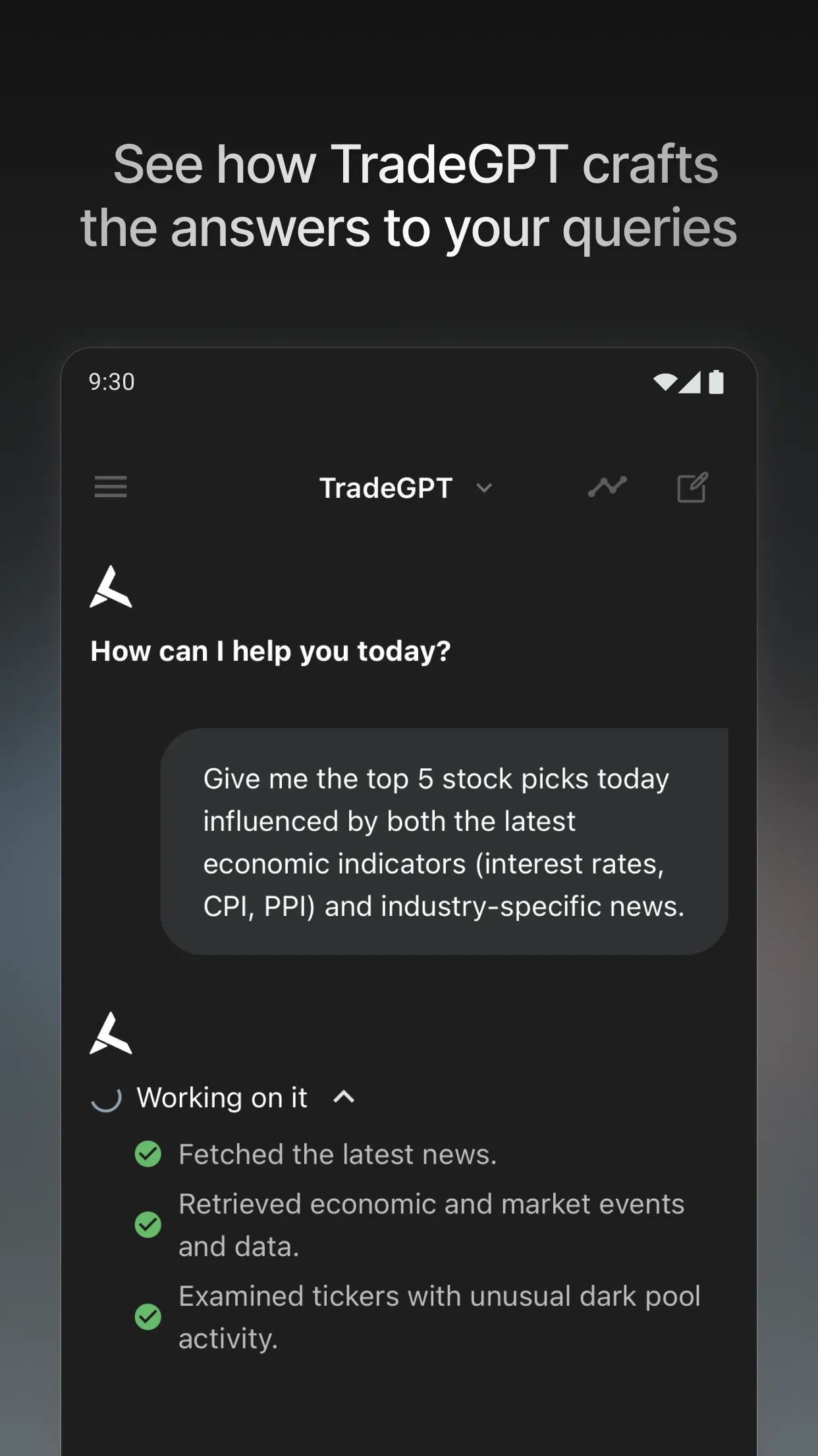 TradeGPT by TradeAlgo | Indus Appstore | Screenshot