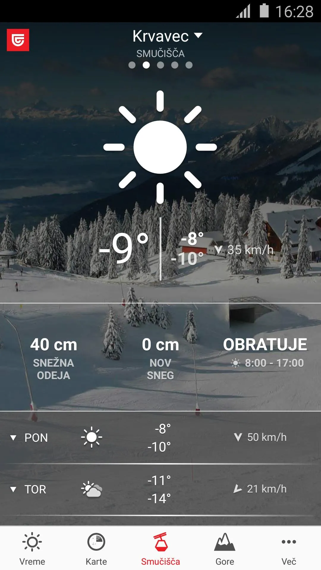 Triglav Vreme | Indus Appstore | Screenshot