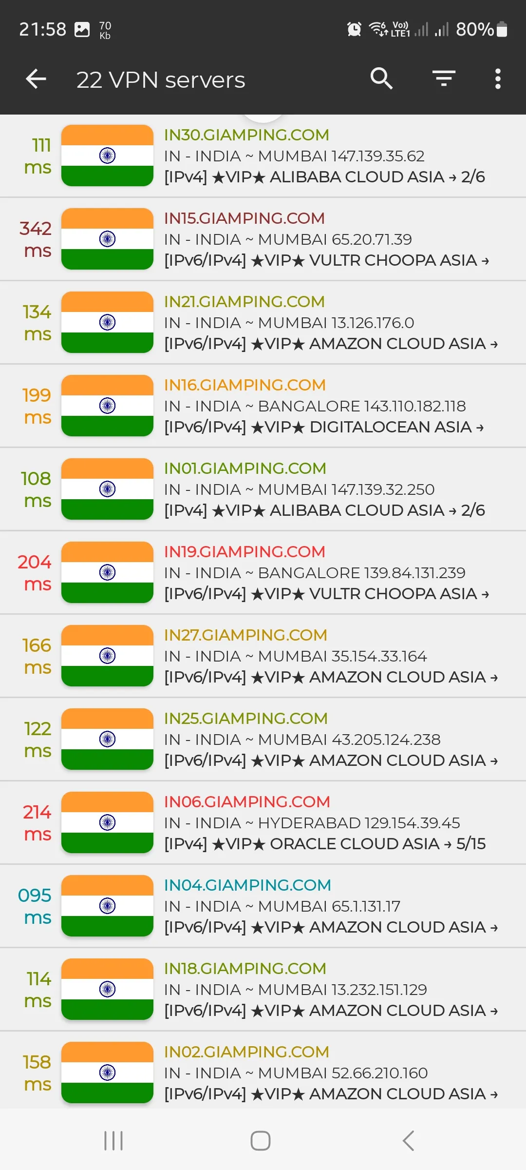 India VPN - South Asia VPN | Indus Appstore | Screenshot