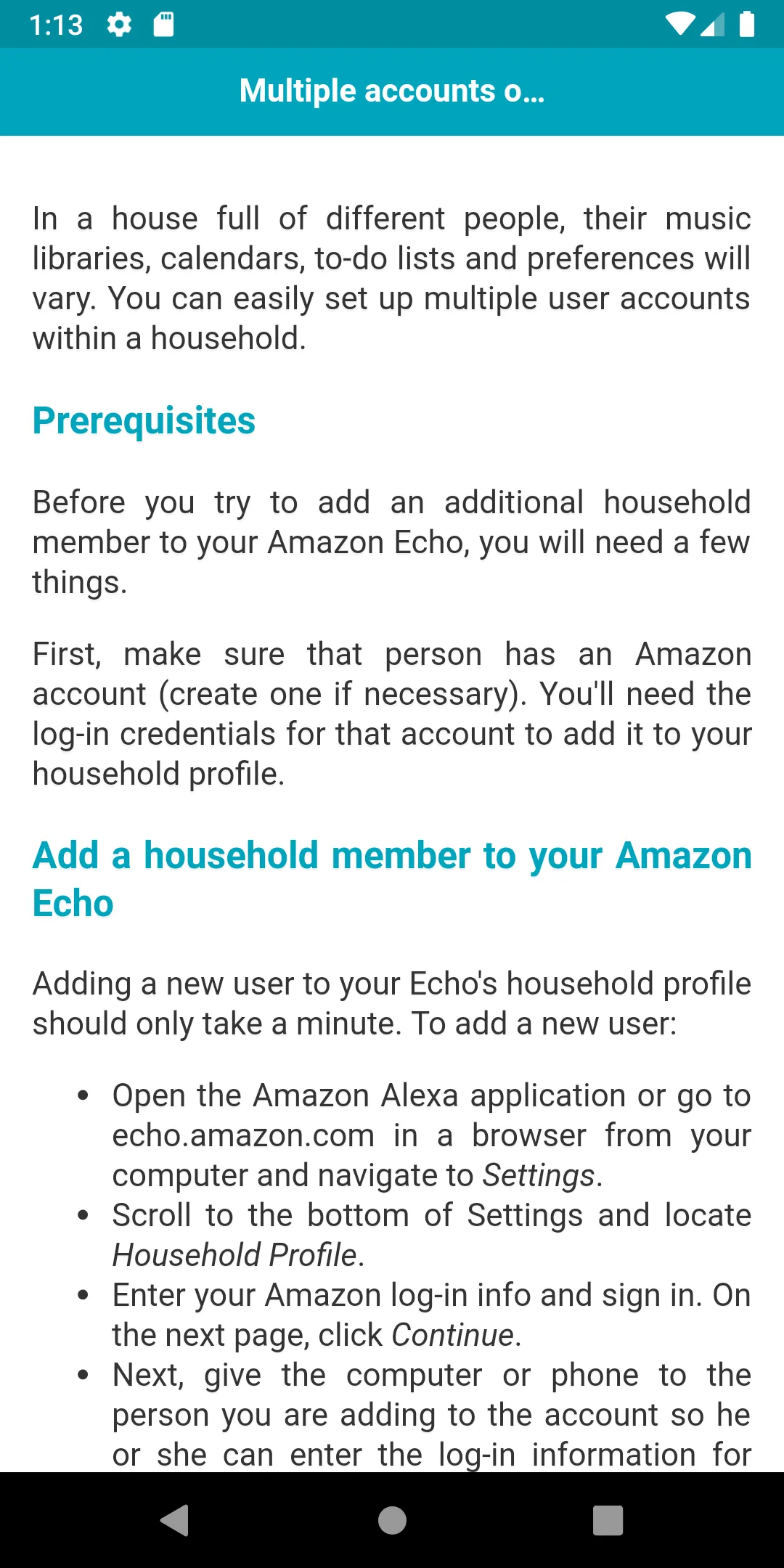 Tips for Amazon Echo | Indus Appstore | Screenshot