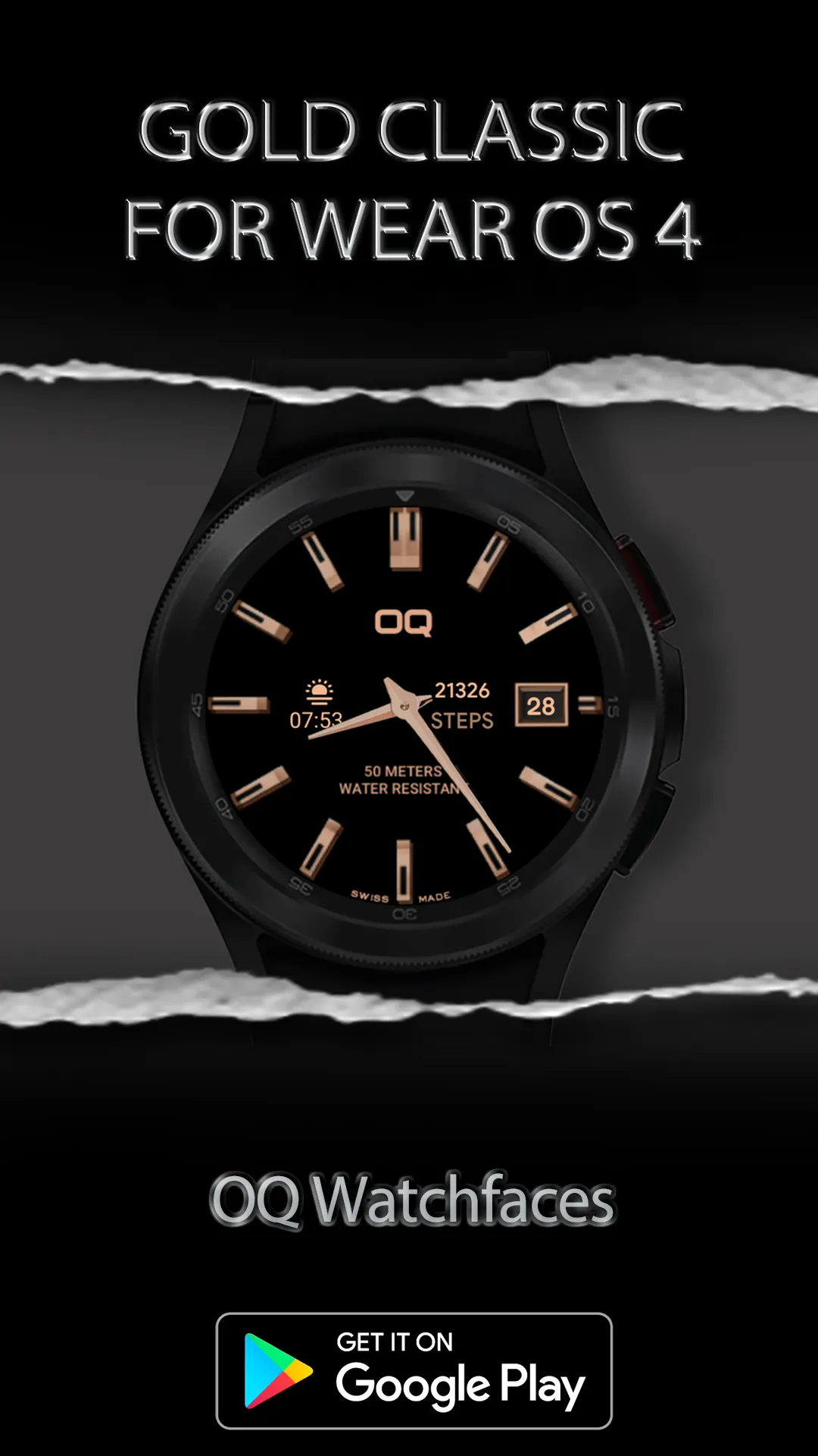 Gold Classic 1 Wear OS 4+ | Indus Appstore | Screenshot