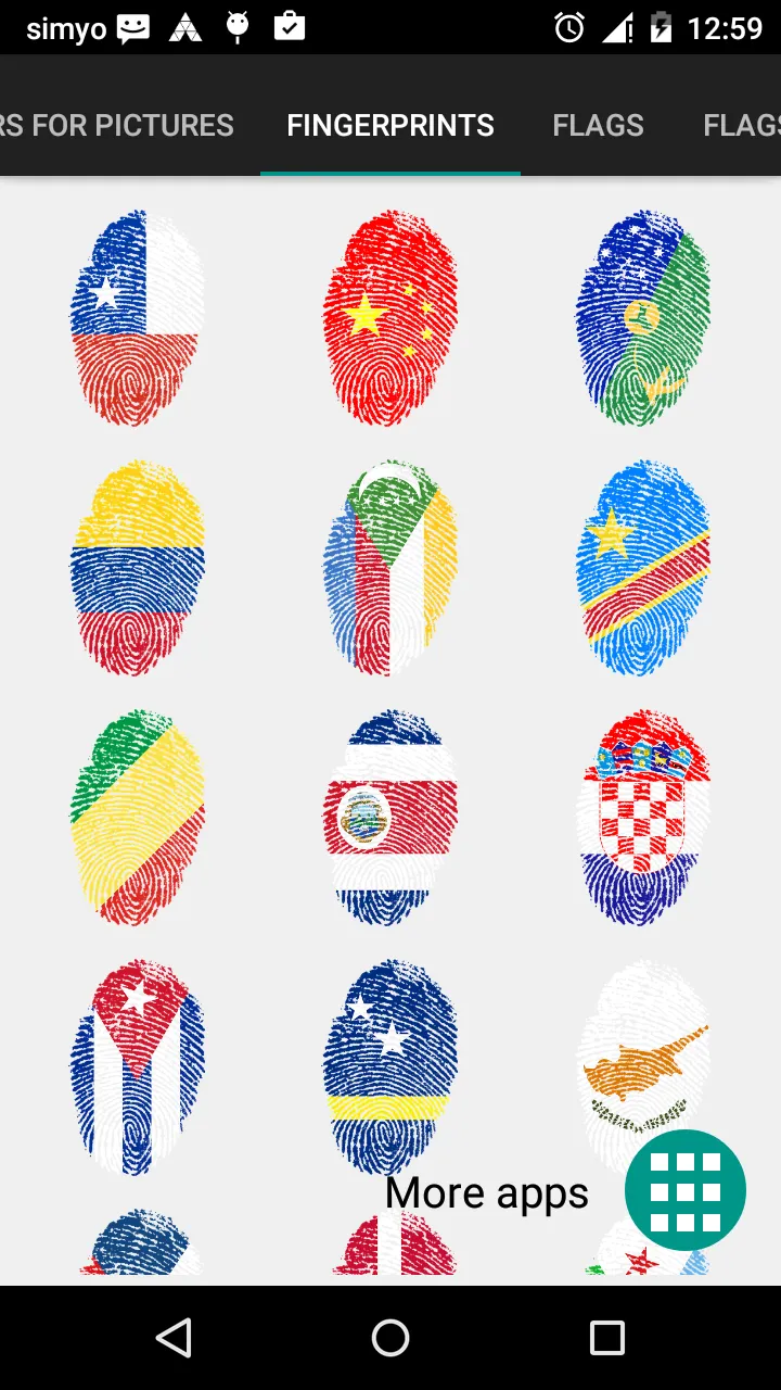 Flags stickers for pictures | Indus Appstore | Screenshot