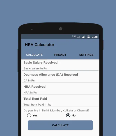 HRA Calculator and Predictor | Indus Appstore | Screenshot