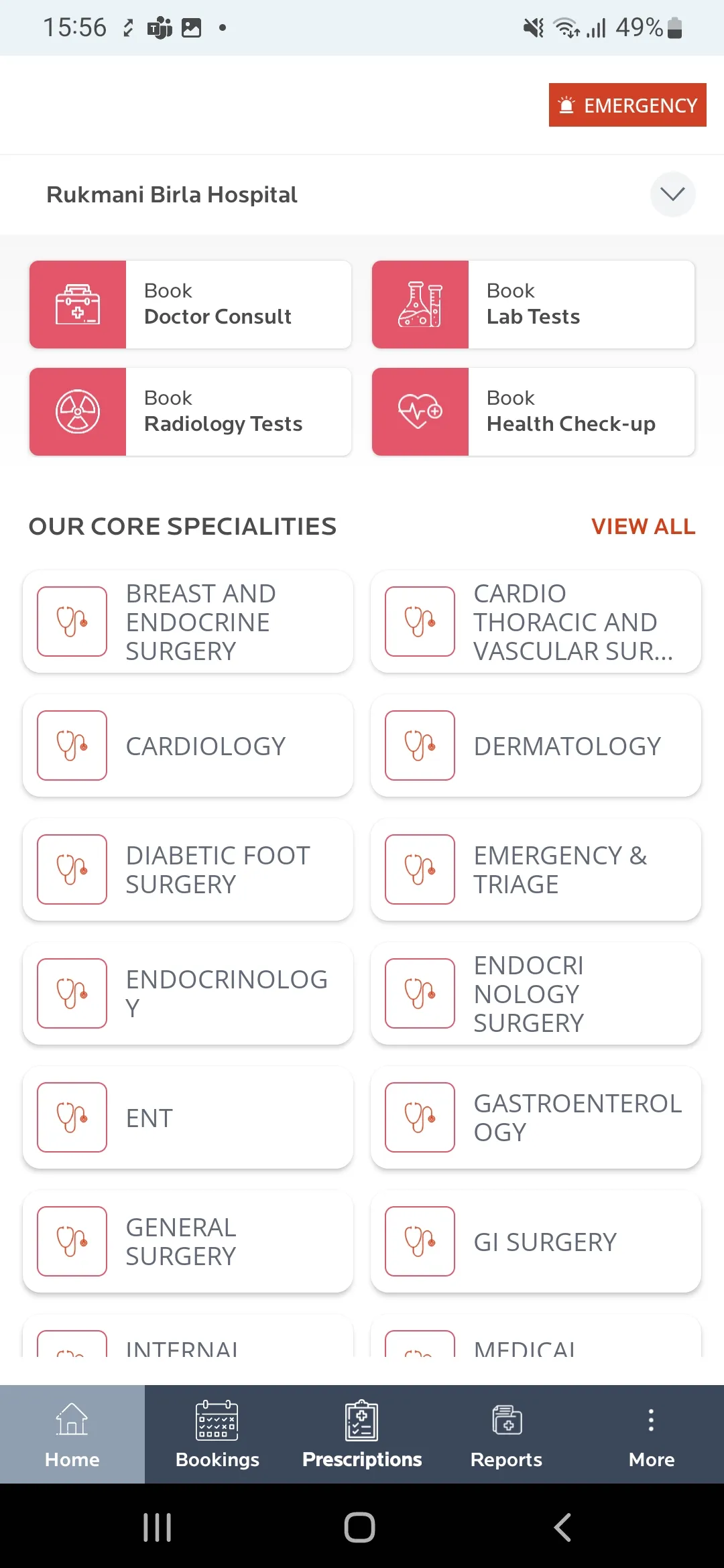 CK Birla Hospitals | Indus Appstore | Screenshot