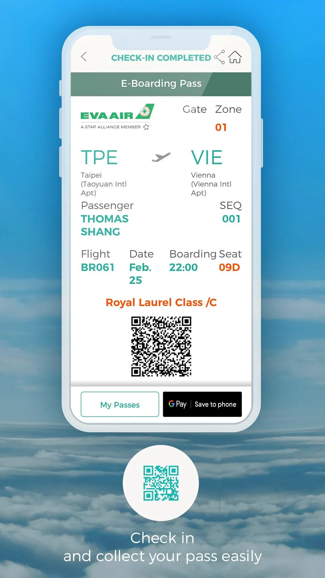 EVA AIR | Indus Appstore | Screenshot