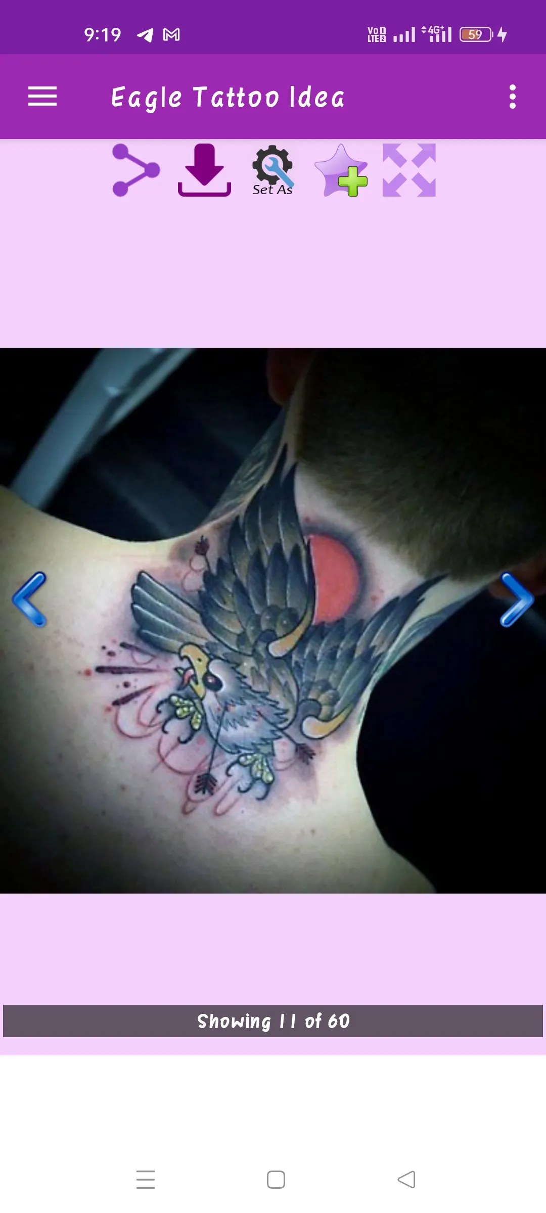 Eagle Tattoo Idea Gallery | Indus Appstore | Screenshot