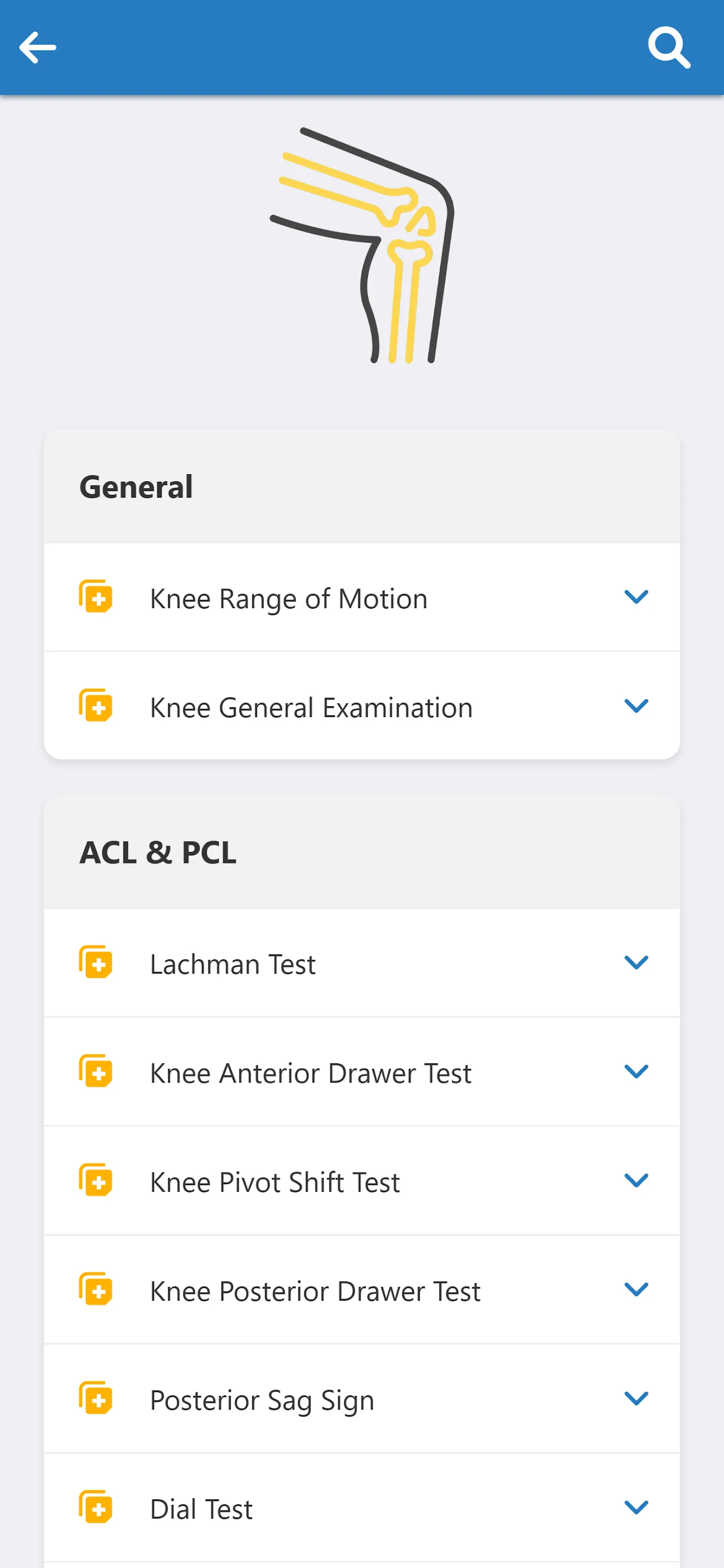 Orthopaedic Special Tests | Indus Appstore | Screenshot