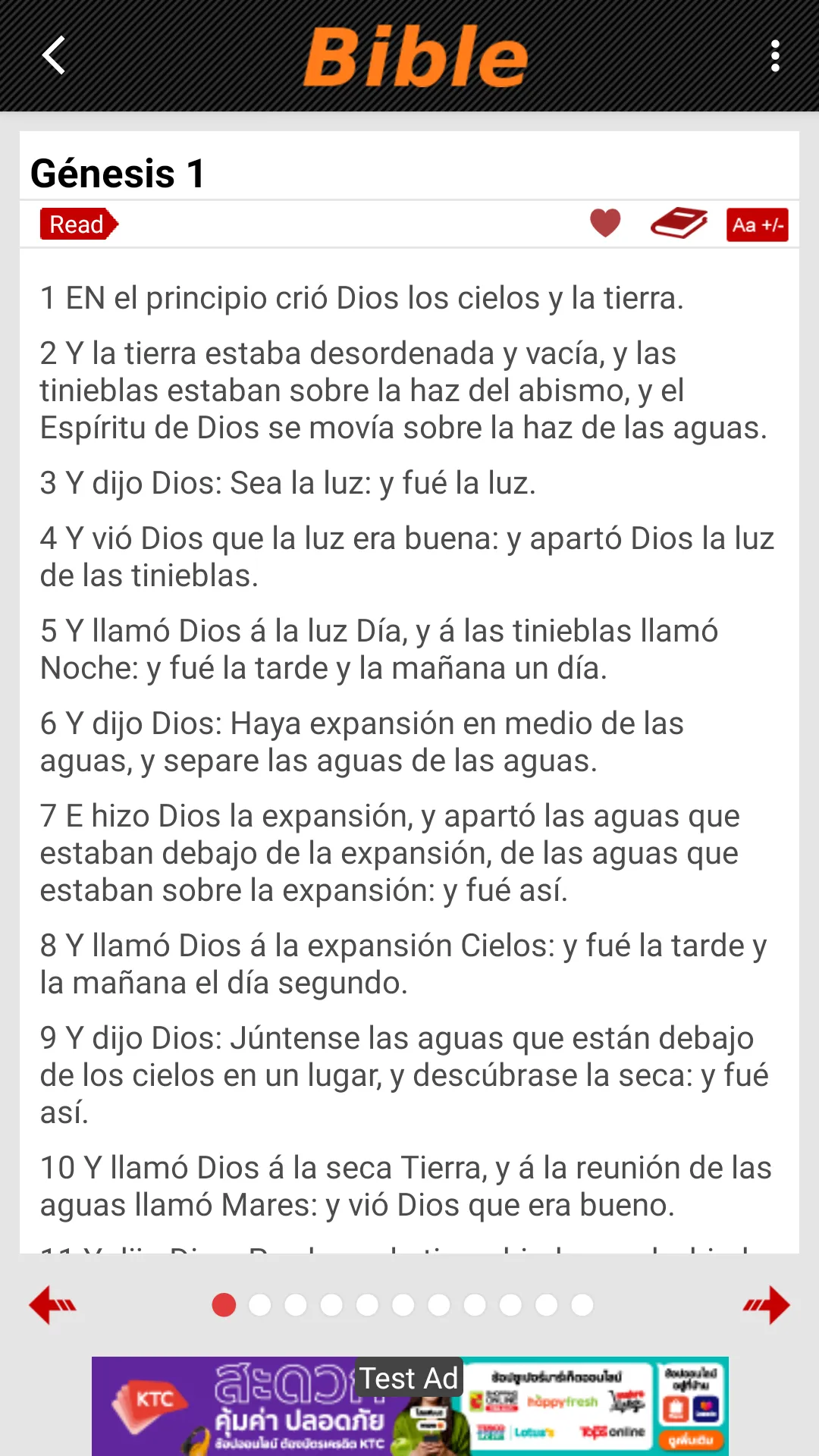 Biblia Reina Valera Antigua | Indus Appstore | Screenshot