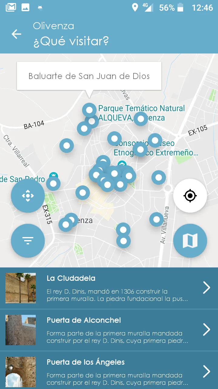 Prov. de Badajoz. Mi destino. | Indus Appstore | Screenshot