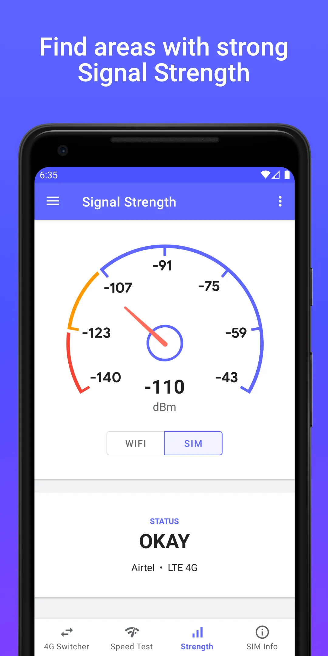 4G LTE Network Switch - Speed | Indus Appstore | Screenshot