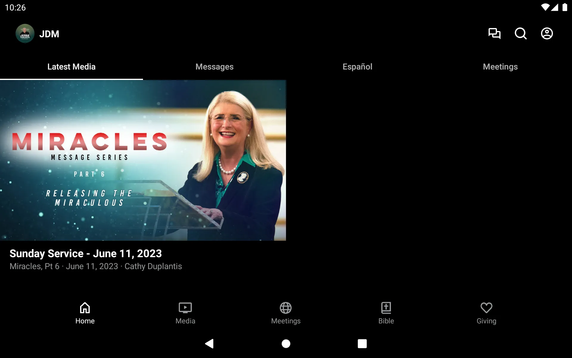 Jesse Duplantis | Indus Appstore | Screenshot