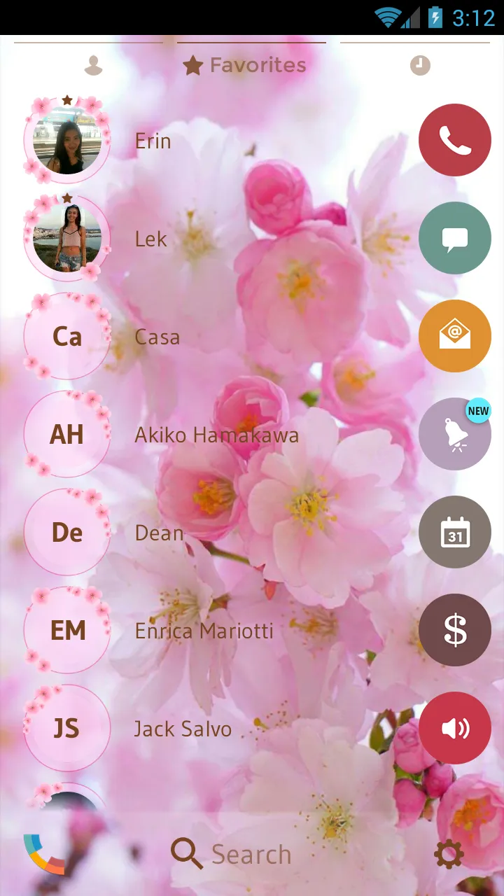 Theme Dialer Love Sakura | Indus Appstore | Screenshot