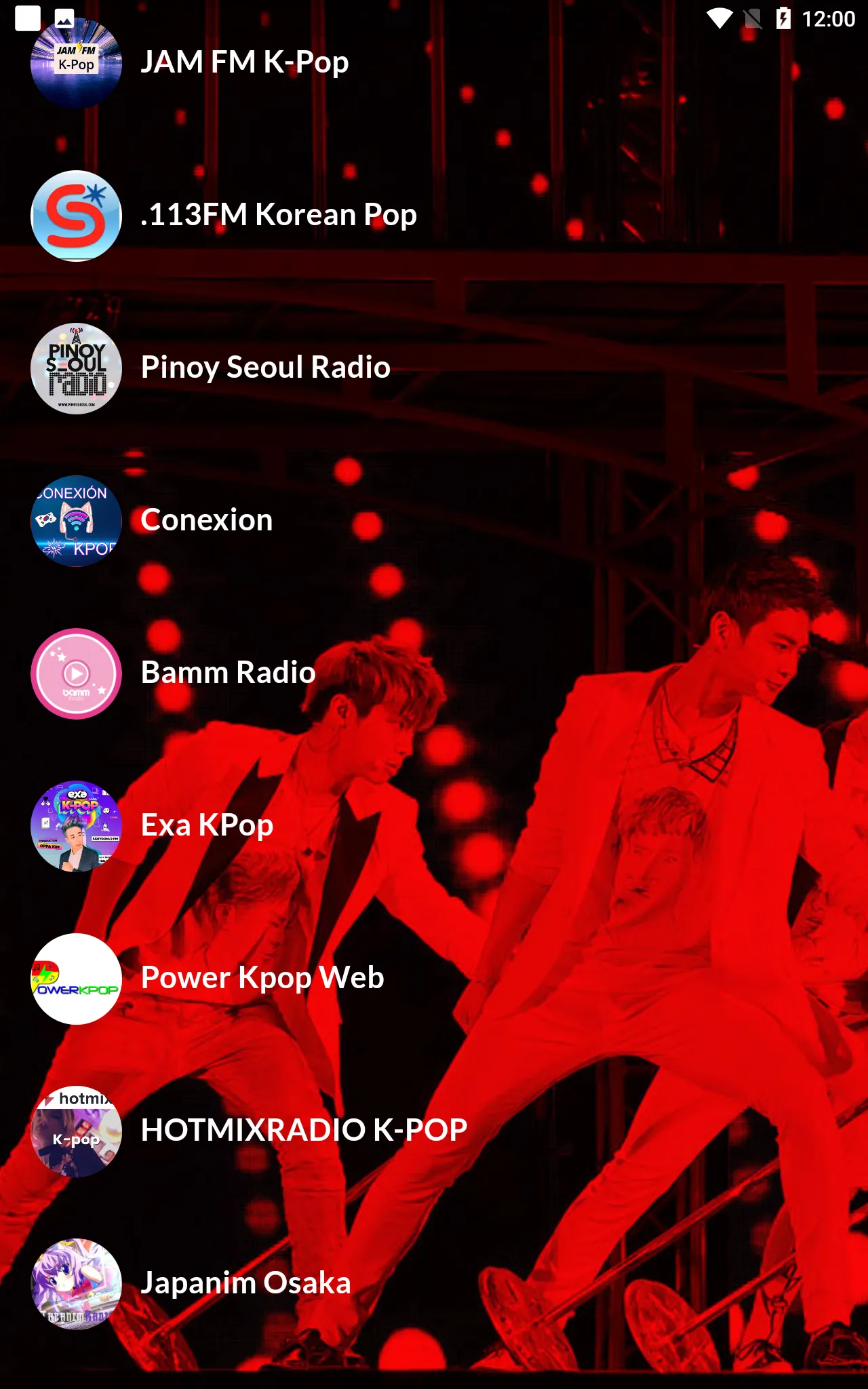 KPop Music Stations | Indus Appstore | Screenshot