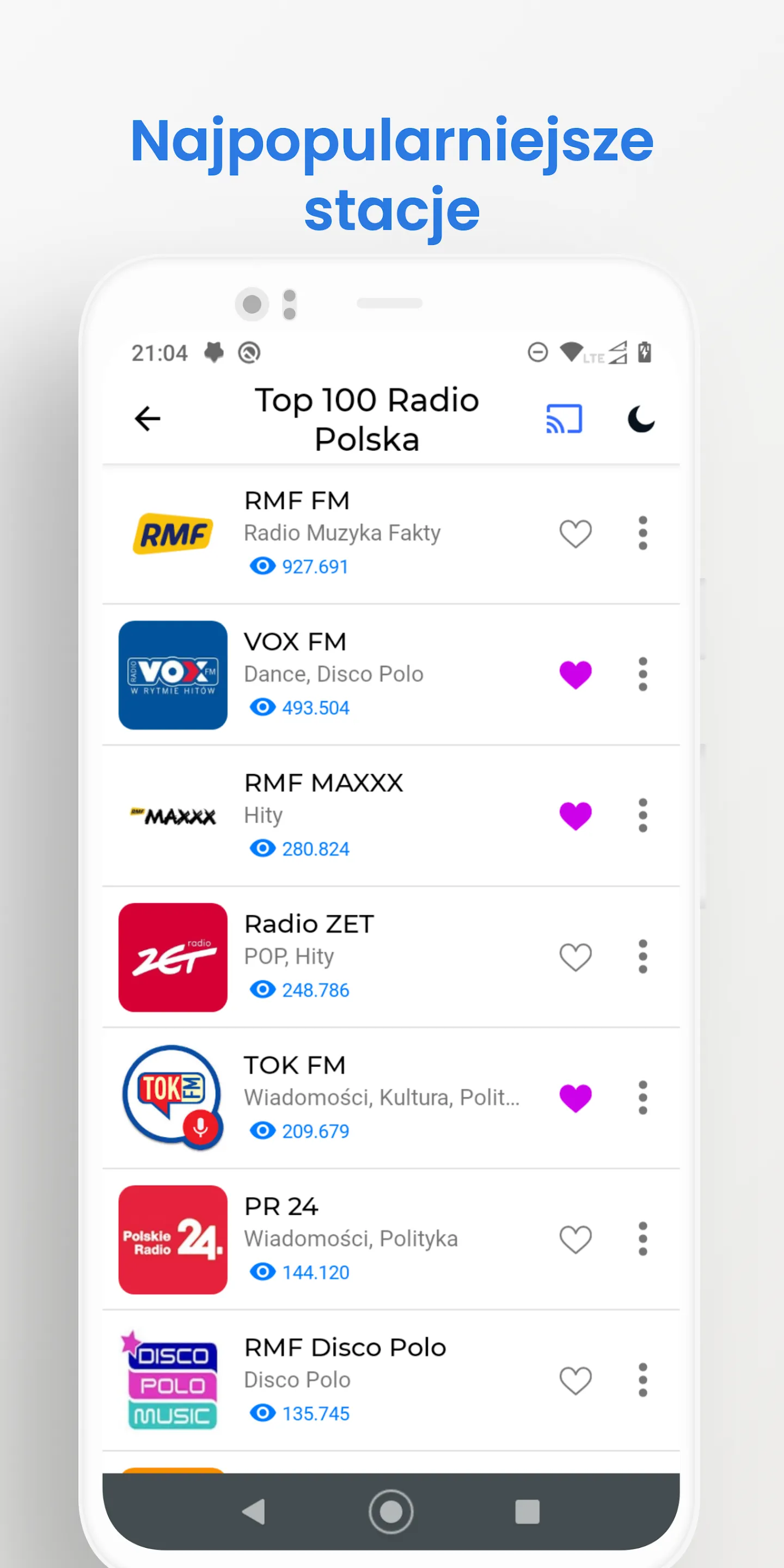 Polskie stacje radiowe | Indus Appstore | Screenshot